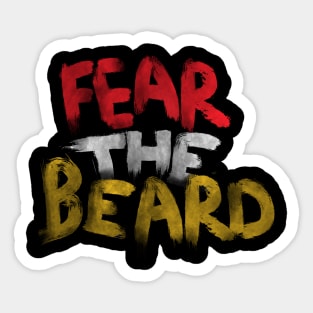 fear the beard 3 Sticker